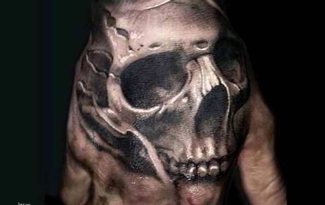 tatouage tête de mort