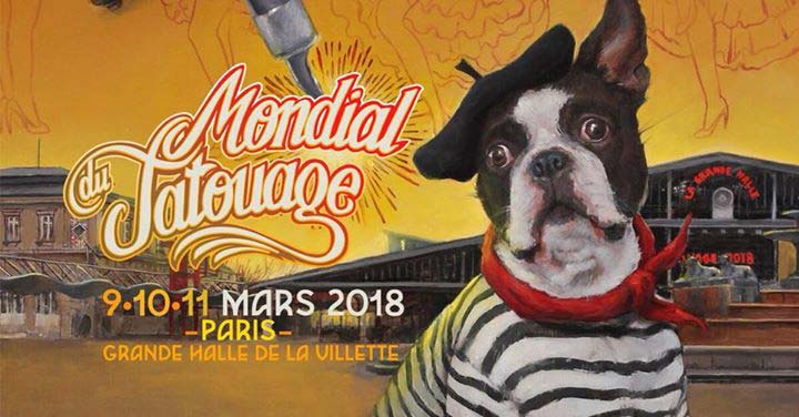 Le mondial du tatouage 2018: 9, 10 et 11 mars à Paris