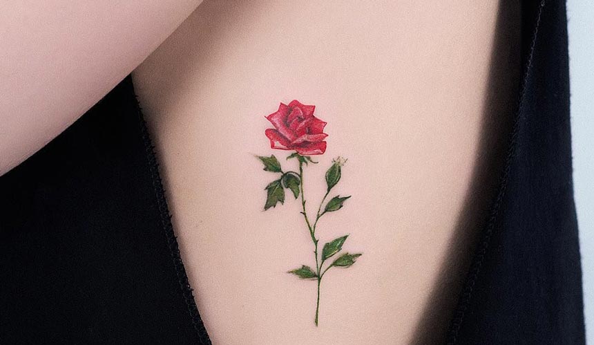 La rose : un grand classique du tatouage