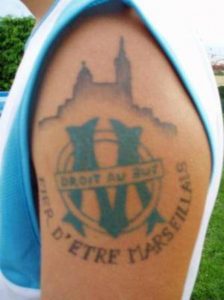 tattoo OM fier d'etre marseillais