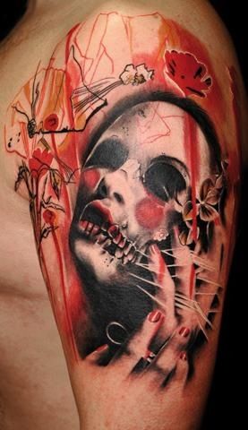 Tatouage Trash Polka