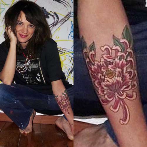 asia argento flower